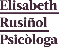 Elisabeth Rusiñol Psicologa texto logo